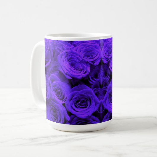 Mug Veri peri periwinkle bleu violet rose (Devant gauche)
