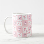 Mug Vérificateur initial de la mâchoire rose (Gauche)