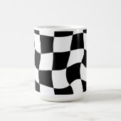Mug vérificateur noir et blanc (Centre)