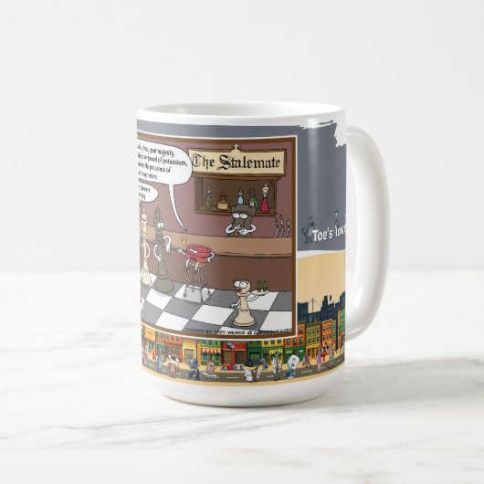 Mug Vérificateurs de faits | Humour Absurde par Jeu de (Devant droit)