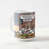 Mug Vérificateurs de faits | Humour Absurde par Jeu de (Devant gauche)