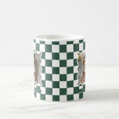 Mug Vérification de bord ondulé moderne photo minimale (Centre)