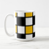 Mug Vérification de la couche noire et jaune (Gauche)