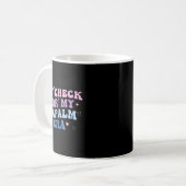 Mug Vérification de tenue amusante pour mon design d'è (Devant gauche)
