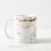 Mug VÉRIFICATIONS D'OR PixDezines MARBRE BLANC+FAUX (Gauche)