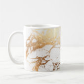 Mug VÉRIFICATIONS D'OR PixDezines MARBRE BLANC+FAUX (Gauche)
