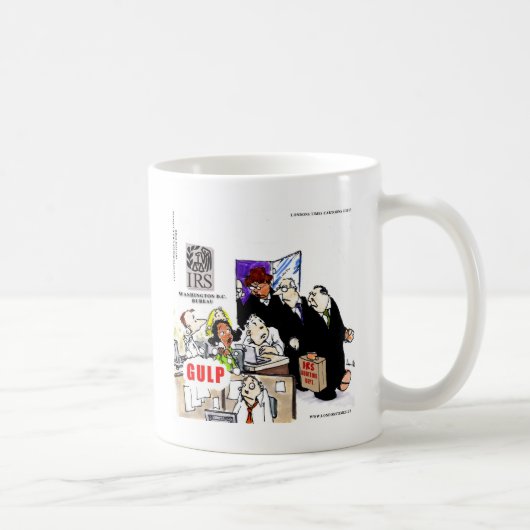 Mug Vérifications fiscales IRS drôle (Droite)