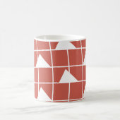 Mug Vérifications géométriques Motif Triangle (Centre)