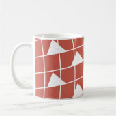 Mug Vérifications géométriques Motif Triangle (Gauche)