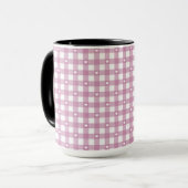 Mug Vérifications Magenta (Devant gauche)