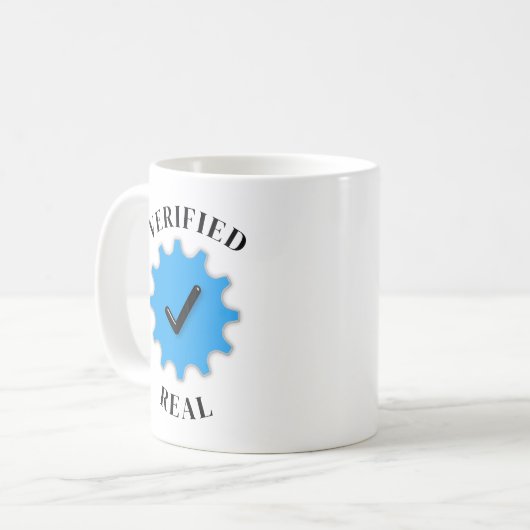 Mug Vérifié réel (Devant gauche)