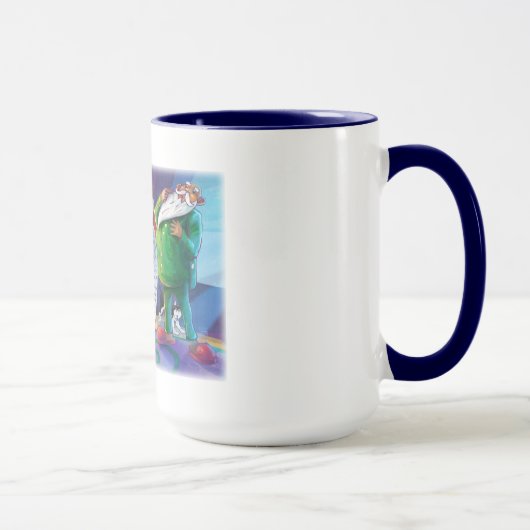 Mug Vérifier deux fois Père Noël (Droite)