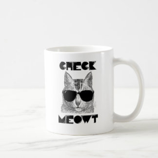 Mug Vérifiez Meowt -- Humour de chat