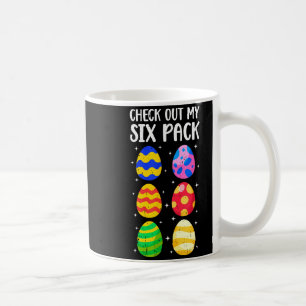 Mug Vérifiez Mon Six Pack Drôle de Œuf de Pâques Abs W