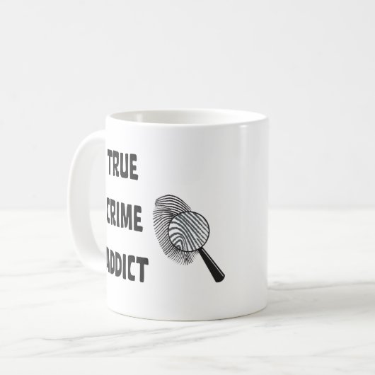 Mug Véritable adepte du crime (Devant gauche)