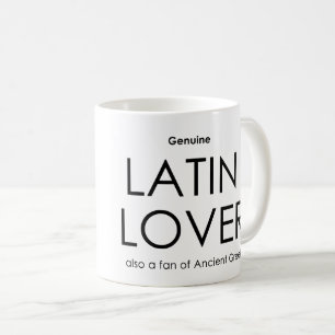 Mug Véritable amoureux du latin -- également un fan de