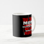 Mug Véritable crime Fan Junkie Addict Funny Maman Spec (Devant droit)