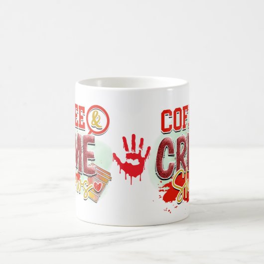 Mug Véritable crime Jeu de sang éclaboussure Meurtre M (Centre)