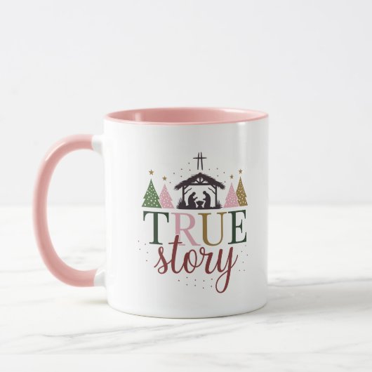 Mug Véritable histoire Bible de Noël Verse (Gauche)