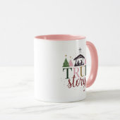 Mug Véritable histoire Bible de Noël Verse (Devant droit)