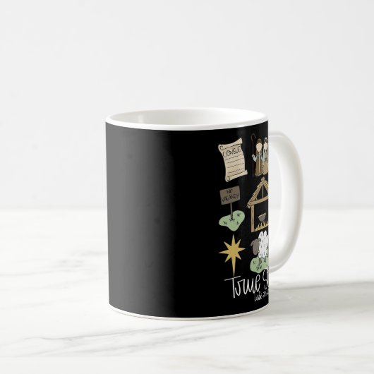 Mug Véritable histoire Noël rétro Christian Religious (Devant droit)