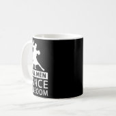 Mug Véritable Homme Danse Salle De Bal Chemise Danse S (Devant gauche)