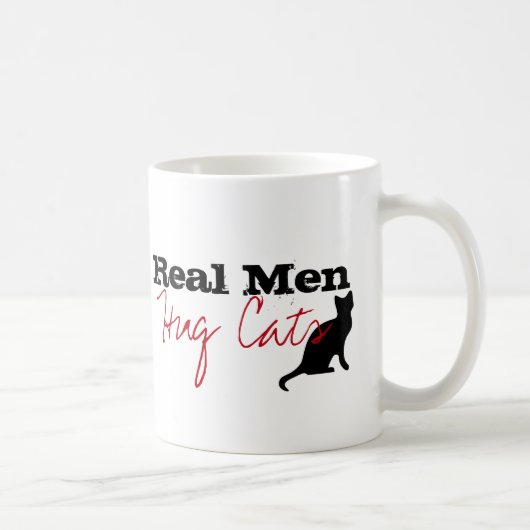 Mug Véritable Homme Gros Chats Kitty Love Drôle (Droite)