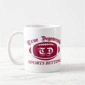 Mug Véritable pari dégénéré de sports (Gauche)