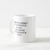 Mug véritable proverbe faux de logique (Devant gauche)