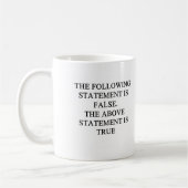 Mug véritable proverbe faux de logique (Gauche)