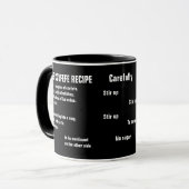 Mug Véritable recette de café (Devant gauche)