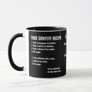 Mug Véritable recette de covfefe