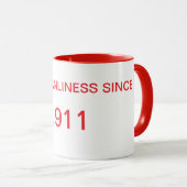 Mug Véritable virilité (Devant droit)