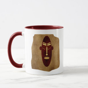 Mug Véritable visage abstrait autochtone