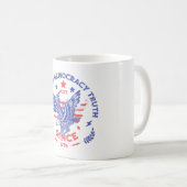 Mug Vérité de la liberté et de la démocratie - FDT (Devant droit)