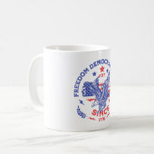Mug Vérité de la liberté et de la démocratie - FDT (Devant gauche)