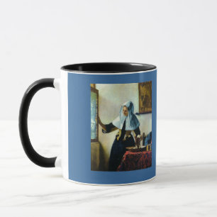 Mug Vermeer's Young Woman with a Water Pitcher vers 16