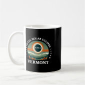 Mug Vermont Eclipse 4.08.24 Amérique Total Éclips sola (Gauche)