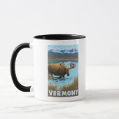 Mug VermontMoose Boire dans le lac (Gauche)