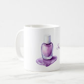 Mug Vernis à Ongles Violet (Devant gauche)