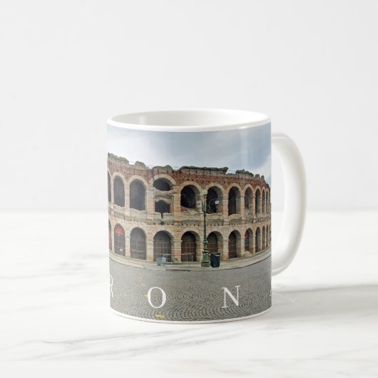 Mug Vérone Arena vue muet (Devant droit)