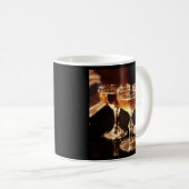 Mug verre à champagne toast d'or (Devant droit)