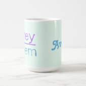 Mug Verre Coloré Pronom Ils Eux (Centre)