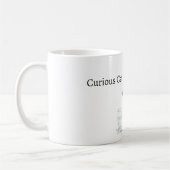 Mug Verre de chat curieux mignon (Gauche)