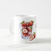 Mug Verre de fraises de fruits rouges (Devant gauche)