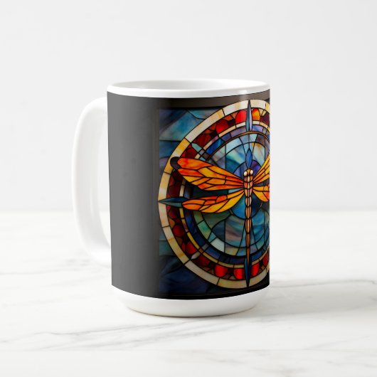 Mug verre de libellule (Devant gauche)