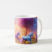 Mug "Verre de thé à l'unicorne enchantée" (Devant droit)