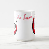 Mug Verre de vin amusant moderne 60 Alors quel 60e ann (Centre)