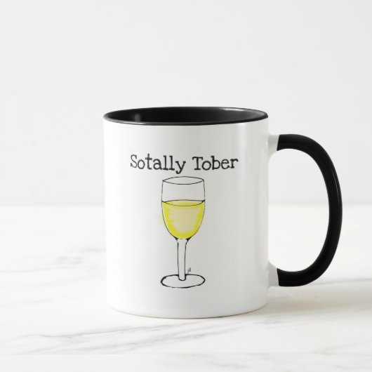 MUG VERRE DE VIN DE SOTALLY TOBER DRÔLE (Droite)