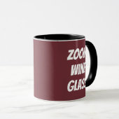 Mug Verre de vin Zoom (Devant droit)